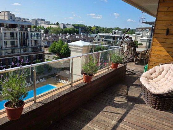 Квартира с террасой ЖК Комфорт Сити с паркингом Центр Дніпро