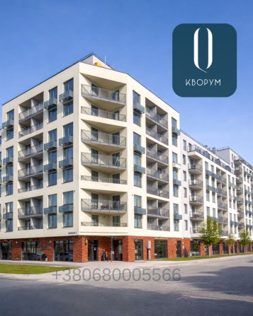 3-кім від забудовника у новому ЖК Кворум Avenue Єоселя (дизайн-проект) - фото 1