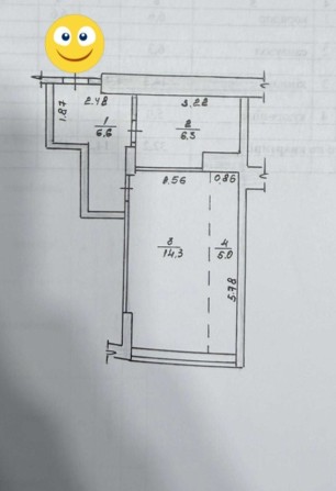 1-к смарт квартира 32 м² у ЖК Вернісаж, пр-т Незалежності - фото 1