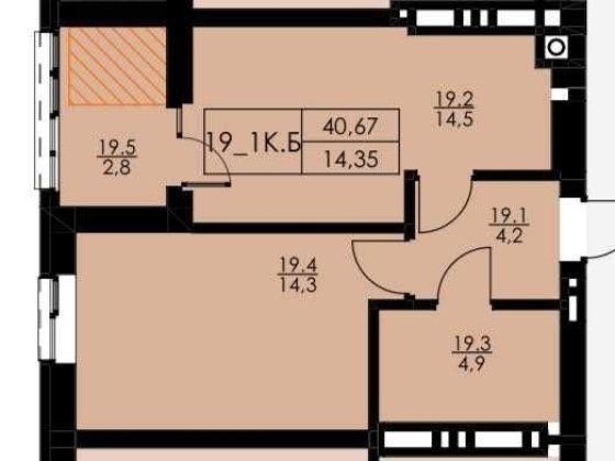 продам 1 кімнатну ЖК Атлант  без комісії для покупця