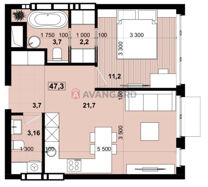 Продам квартиру в новострое ЖК Вертикаль/Клочко/Березинка - фото 1