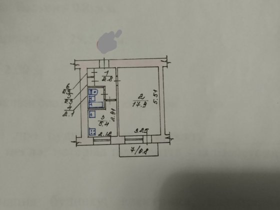 Продаю 1 кім квартиру площа Перемоги - проспект Миру, 4/5 цегла, 30/18/5,3 Николаев