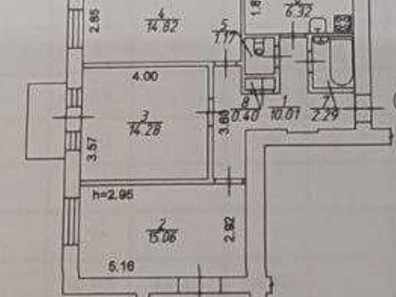 3-х комн квартира Центр города,  район Танка Запорожье