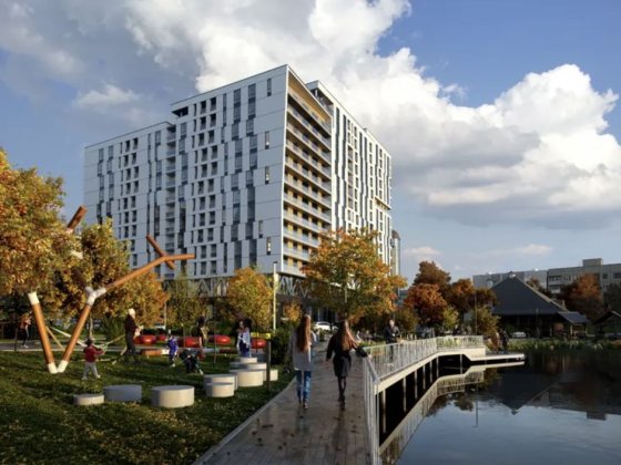 Без Комісії! Простора видова 1 кім.кв. в.В.Великого ЖК Lake View Львов