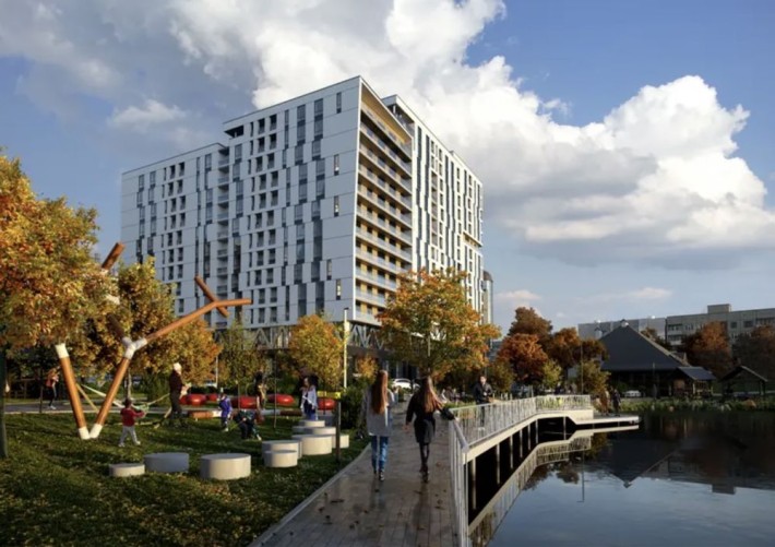 Без Комісії! Простора видова 1 кім.кв. в.В.Великого ЖК Lake View - фото 1