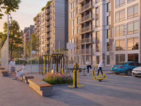 Купуйте квартиру з першим внеском від 70%. Студія ЖК "Park Residence" Софиевская Борщаговка