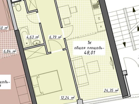 ЖК Атмосфера, евродвушка 48 кв.м. Аркадия. Одесса