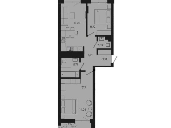 2 кімнатна квартира ЖК Holosko Residents вул Малоголосківська Львів Шевченківський район Голоско Рез Львов