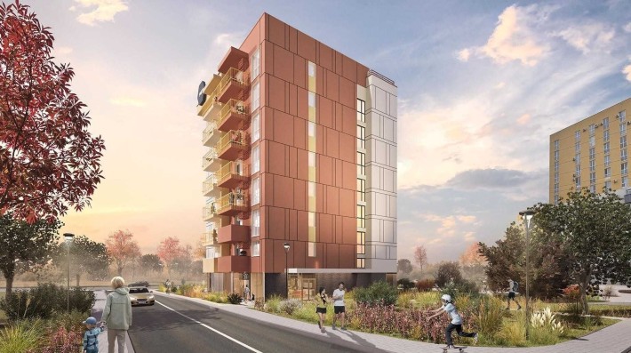 Двокімнатна квартира 47,85 м² у ЖК Morning — 2 спальні та кухня студія - фото 1