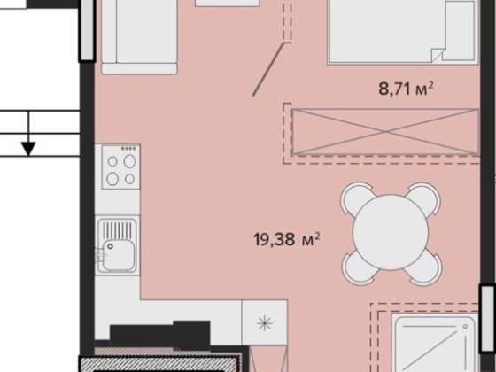Квартира 35,34м² новобудова Софіївська Борщагівка Петропавлівська Борщагівка
