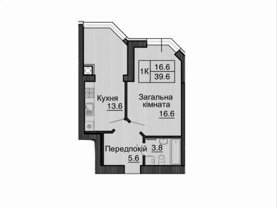 Введено в експлуатацію продаж однокімнатної 41 м2 в ЖК Софія Резиденс Софиевская Борщаговка