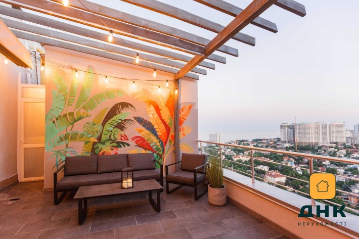 Уникальная Квартира в Аркадии. С видом на море ,терраса 20м. ЖК Гагарин Плаза. - фото 1