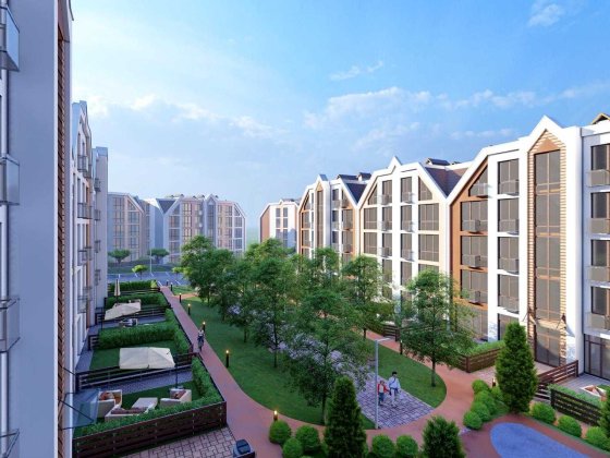 Базова 2К квартира 63,6м² з терасою 35,6м². Без комісії. 20хв до метро Софиевская Борщаговка