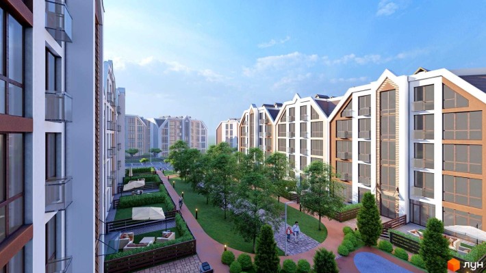 Базова 2К квартира 63,6м² з терасою 35,6м². Без комісії. 20хв до метро - фото 1