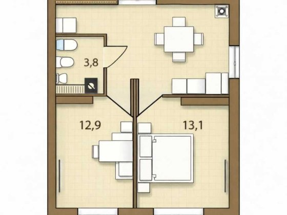 Універсальна 2К квартира 52,9 м² без комісії від заб-ка. 20хв до метро Софиевская Борщаговка