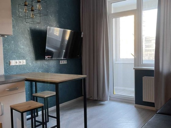 1 комнатная квартира -студия с ремонтом в ЖК "SKY CITY" на Черемушках