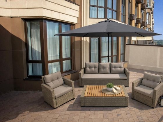 Продам 1-к квартира  з  терасой, ЖК Софія Резіденс,Боголюбова 48 Софиевская Борщаговка