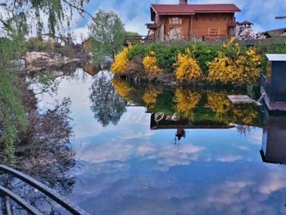 Здам будинок з виходом на затоку Дніпра. Газ.Камін.Сауна Гнедин