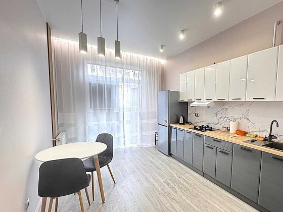 ЖК Оранж Парк, оренда 1к квартири з терасою. Газ, 1 поверх! Крюківщина