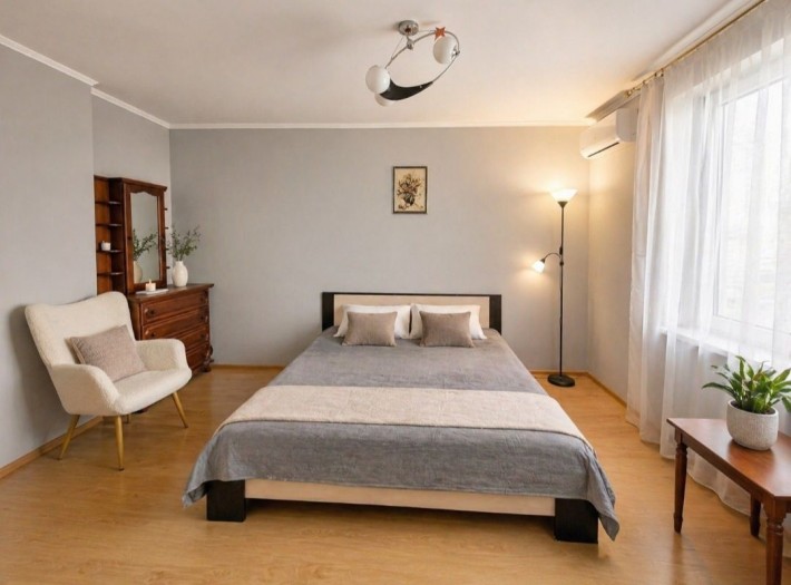 Оренда 2-кім біля метро Лівобережна, 64 м²,  новий ремонт. Генератор - фото 1