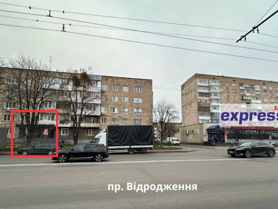 Оренда фасадного приміщення по пр. Відродження Луцк