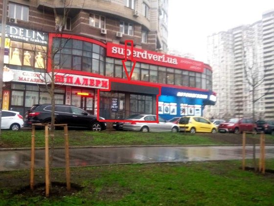 Фасад 118 м² • Вітрини • Ремонт • 2 входи • 35 кВт Ахматової 30 • Під мережевий бізнес