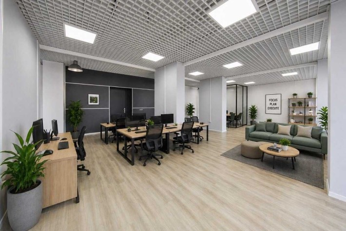 Офіс БЕЗ % Печерськ 134м² ЖК Аристократ кабінети + переговорна - фото 1