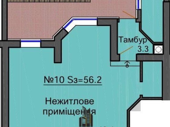 Топ - локація! Фасад 172 м2 на Радісній 4а - вихід до фонтану
