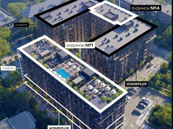 Комерційні  приміщення у новому ЖК CENTER Коломия