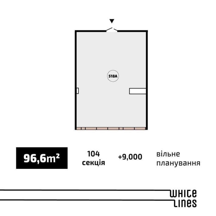 Фасадне приміщення у розтермінування 96,6 кв.м. м. Голосіївська - фото 1