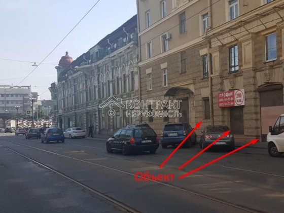 Продам помещение н/ф 223м2 центр красная линия пл. Конституции Харьков