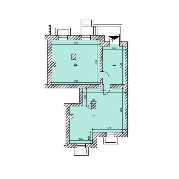 Продаж  комерційного приміщення 106 кВ.м. княгині Ольги 122а - фото 1