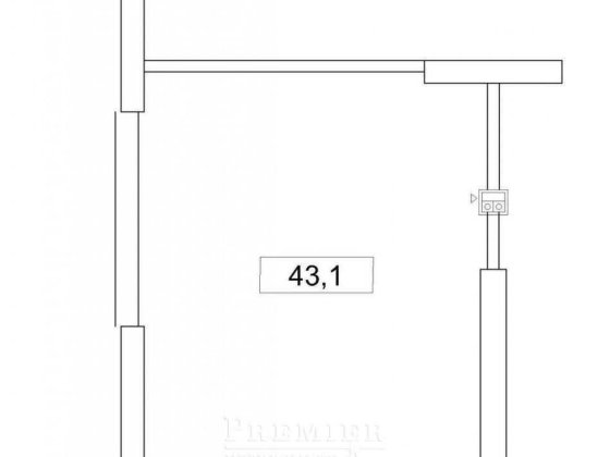 Продаж фасадного приміщення 43 м² на 5-й станції Фонтану! Новий будинок, окремий вхід, високий трафі Одеса