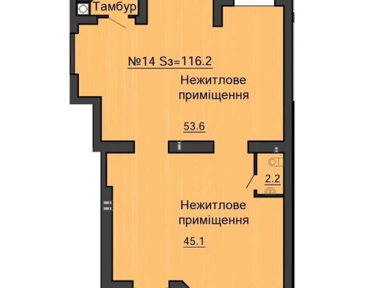 Комерційне приміщення  117 м2 Ідеальне місце для вашого бізнесу — прямо навпроти поліклініки! жк Соф Софіївська Борщагівка