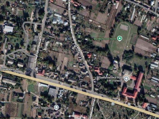 Бізнес-центр в центрі Требухова Бровари 1 га 520 кв м ОТ Требухів