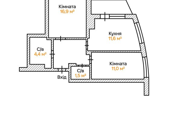 БЕЗ % Продаж ЖК Райдужний 2к без ремонту Київ
