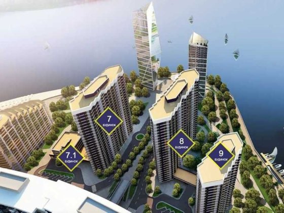 ЖК Заречный, дом 7,. 2-х комнатная квартира Київ