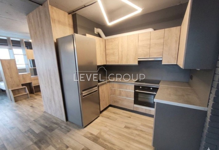 Драгоманова 2а, стильний loft space 51 м² з видом - фото 1