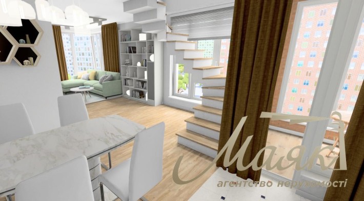 Продаж 4-кімнатної квартири 124м² у ЖК Sister. 4 спальні, власна котельня,Позняки,Дарницький - фото 1