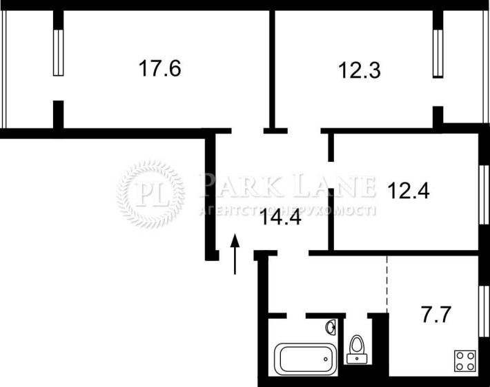 Продаж 3к. квартири Героїв Дніпра 22, Оболонський р-н - фото 1