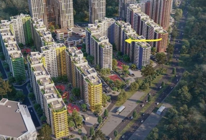 Продам 2к квартиру 67м2, ЖК Чарівне місто - фото 1