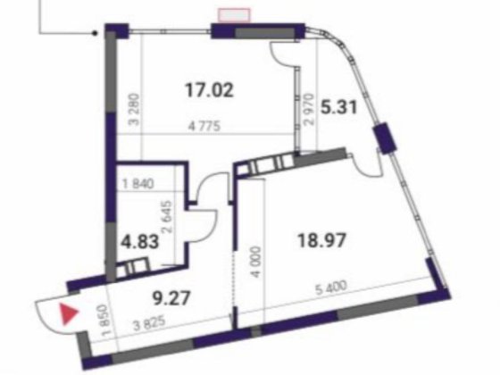 Продаж єОселя! Однокімнатна квартира 55,4 м2 Грейт/Great Дарницький Киев