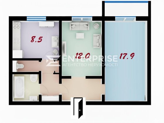 Продаж 2 кімнатна квартира, Харківське шосе, метро Харківська