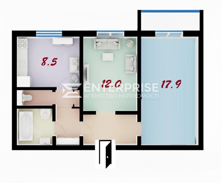 Продаж 2 кімнатна квартира, Харківське шосе, метро Харківська - фото 1