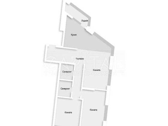 Продаж квартири (ДВІ ОКРЕМІ КІМНАТИ) ЖК Зарічний / БУДИНОК 7 / БЕЗ РЕМОНТУ / ПЕРЕУСТУПКА Київ