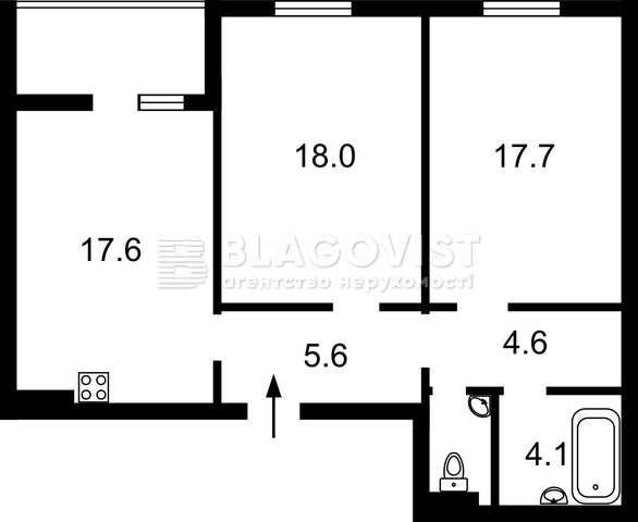 Продам 2-кімн.квартиру  ЖК "Деснянський" Героїв Енергетиків, 43 - фото 1