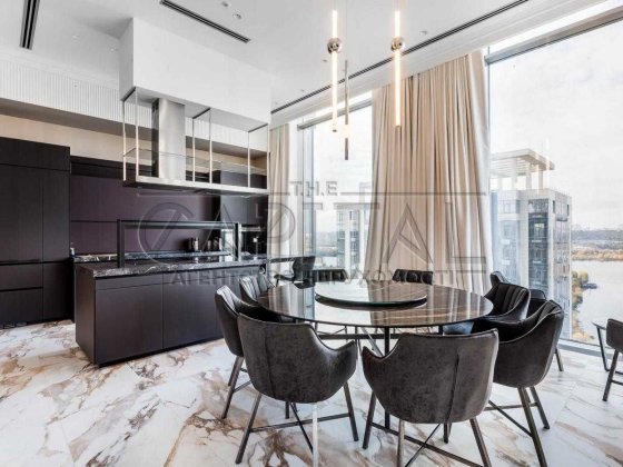 Пентхаус БЕЗ%, дизайнерський ремонт, з власним ліфтом, ЖК RiverStone Київ