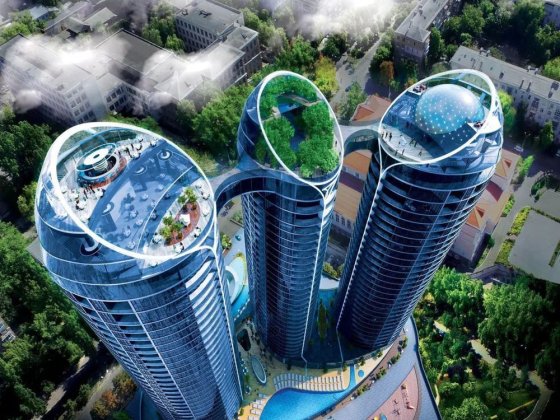 Продажа видовой квартиры 97м2 ЖК Taryan Towers Печерск Киев
