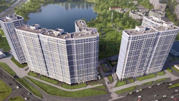 Світла 1-к квартира  з видом на озеро ЖК Лебединий - фото 1