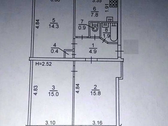 ЗАВТРА МОЖЕ НЕ БУТИ! 3к біля метро | 62м² | СРОЧНО Київ
